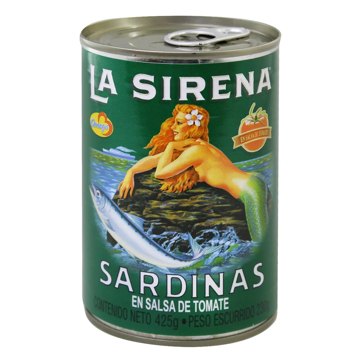 Sardinas La Sirena en salsa de tomate, 15 oz