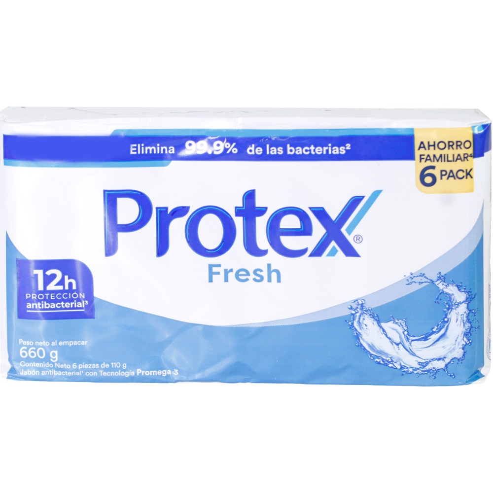 Jabón Protex Fresh, 6 barras de 110 g