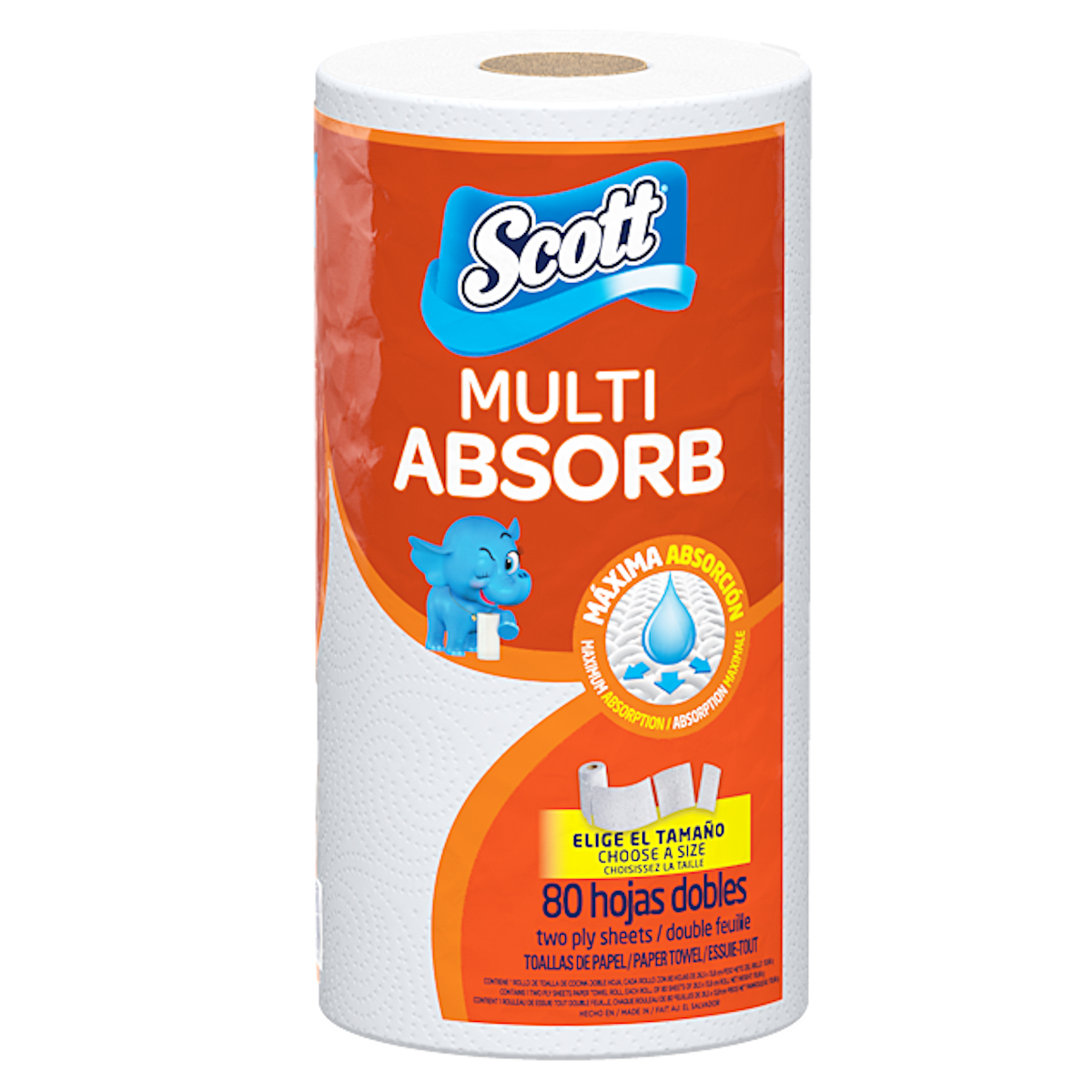 Toalla de papel Scott multiuso