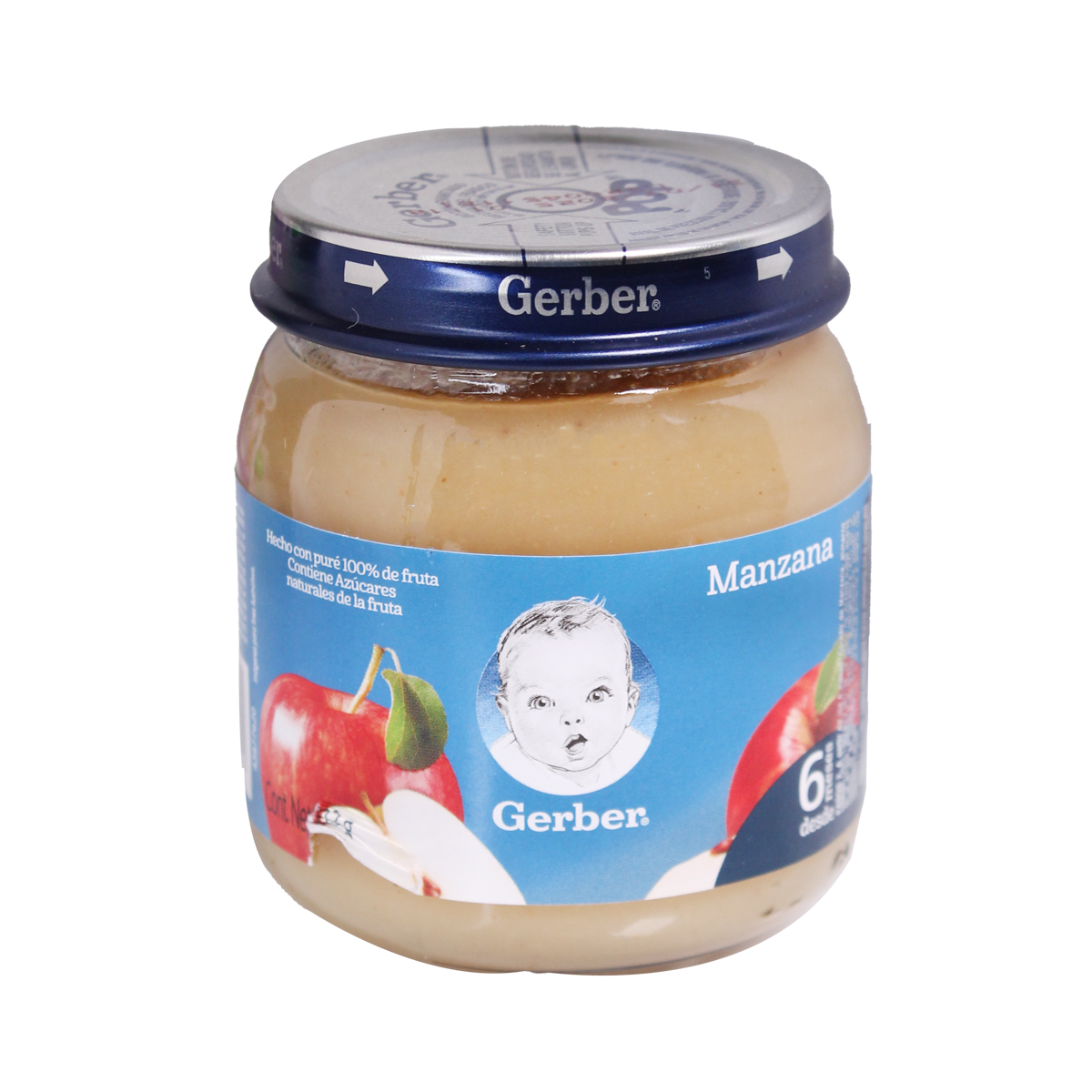 Colado Gerber de manzana, 113 g
