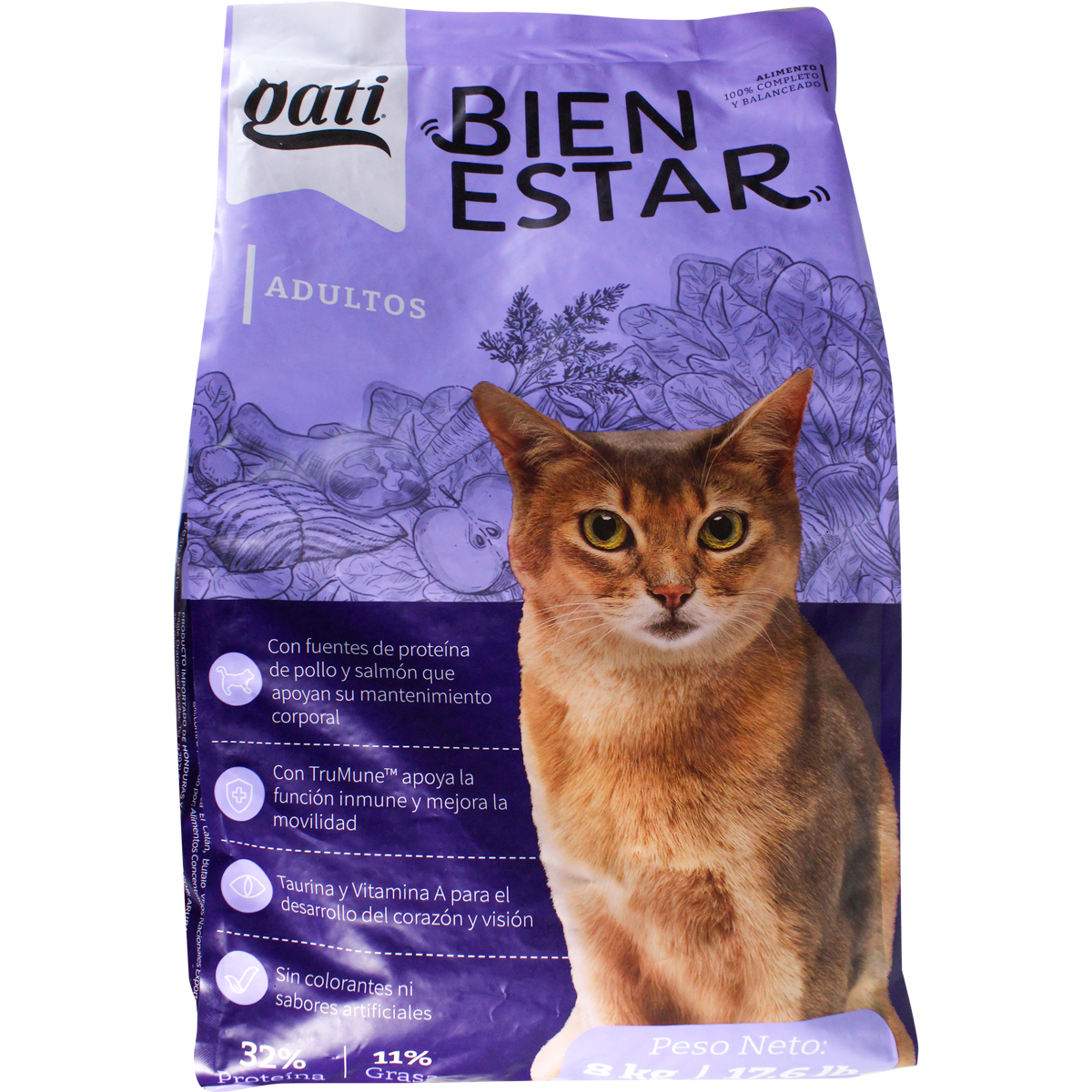 Alimento para gatos Gati Adulto, 8 kg