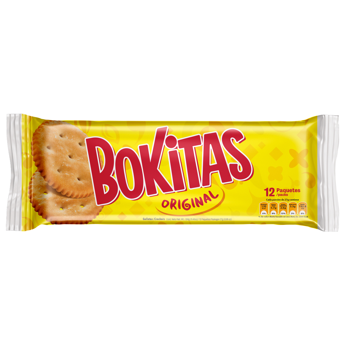 Galletas saladas Bokitas, 12 unidades